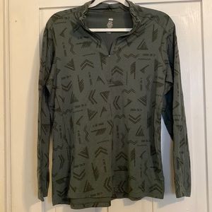 REI merino wool half zip